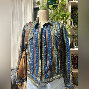 Multicolor Patterned Women's Jacket